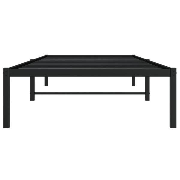 Bettgestell Metall Schwarz 90x190 cm