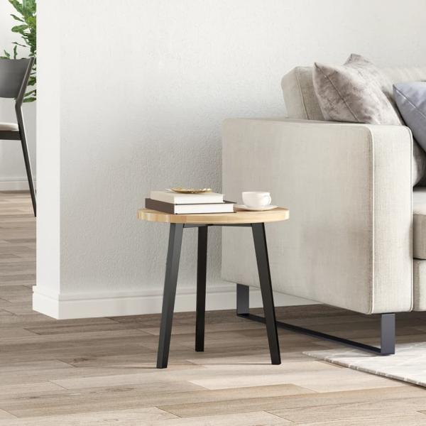 Tischplatte Rund Ø40x2 cm Massivholz Akazie