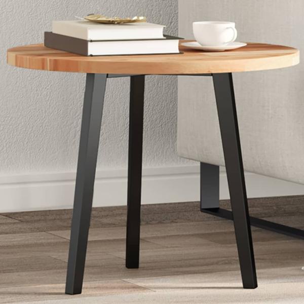 ARDEBO.de - Tischplatte Rund Ø50x2 cm Massivholz Akazie