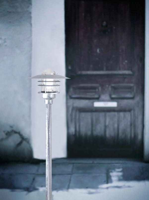 Nordlux Agger Pollerleuchte, E27, IP54, 60W, verzinkt (74528031)