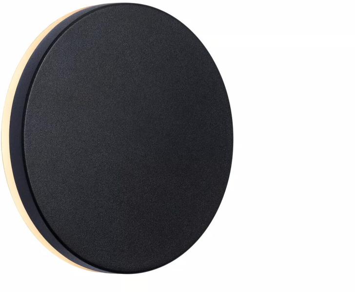 ARDEBO.de Nordlux Artego Round Wandleuchte, 8W, 468lm, 3000K, schwarz (46941003)