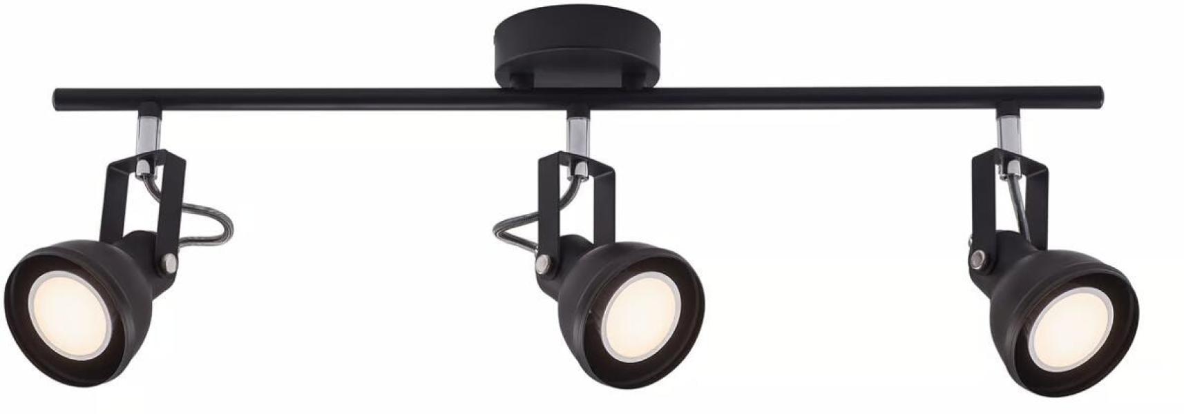 ARDEBO.de Nordlux Aslak 3-Spot Spotlight, GU10, 35W, schwarz (45740103)