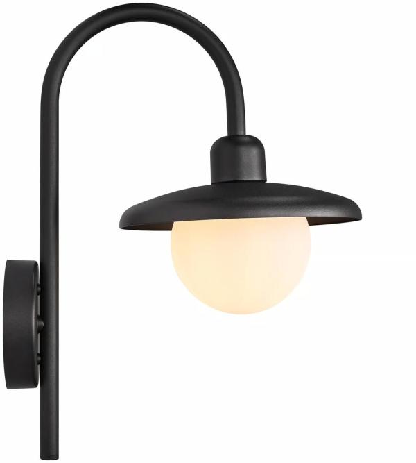 Nordlux Berlo Wandleuchte, E27, 10W, schwarz (2418191003)