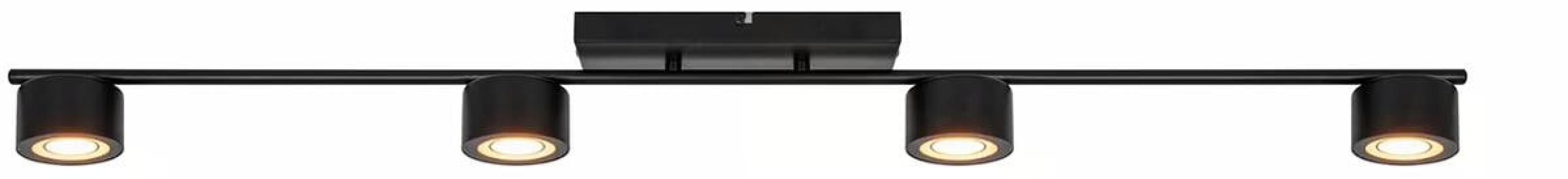 ARDEBO.de Nordlux Clyde 4-Rail Spotlight, 16W, 350lm, 2700K, schwarz (2213530103)