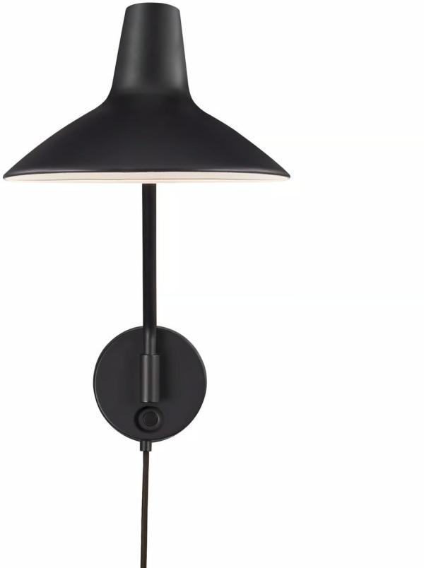 Nordlux Darci Wandleuchte, E27, 25W, schwarz (2120551003)
