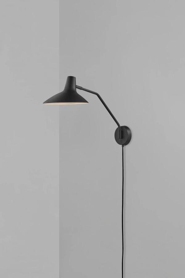 Nordlux Darci Wandleuchte, E27, 25W, schwarz (2120551003)
