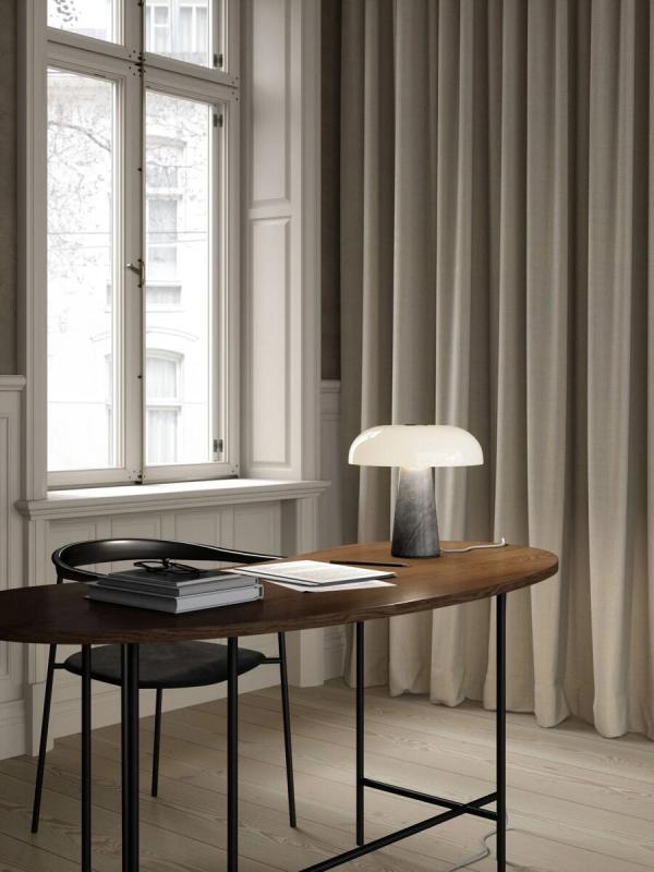 Nordlux Glossy Tischlampe, E27, 15W, grau (2020505010)