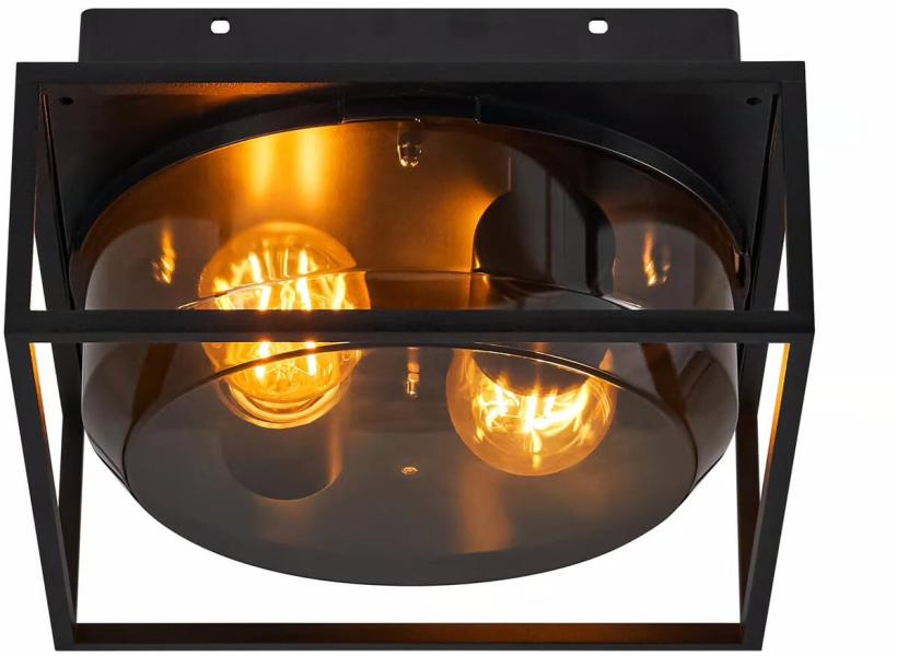 ARDEBO.de Nordlux Griffin Deckenleuchte, E27, 30W, rauchfarben (2218126047)