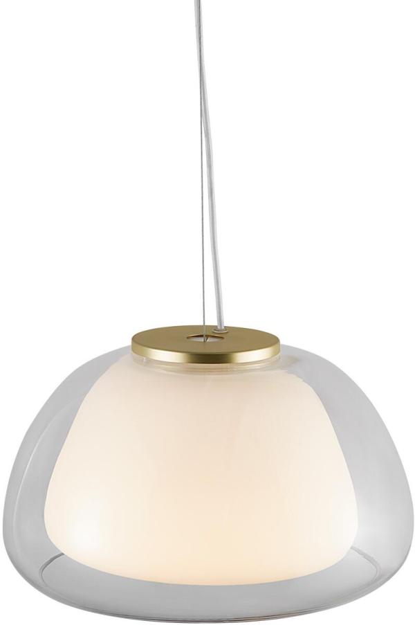 Nordlux Jelly Pendelleuchte, 40W, E27, IP20, dimmbar, Glas, opal weiß (2010783001)