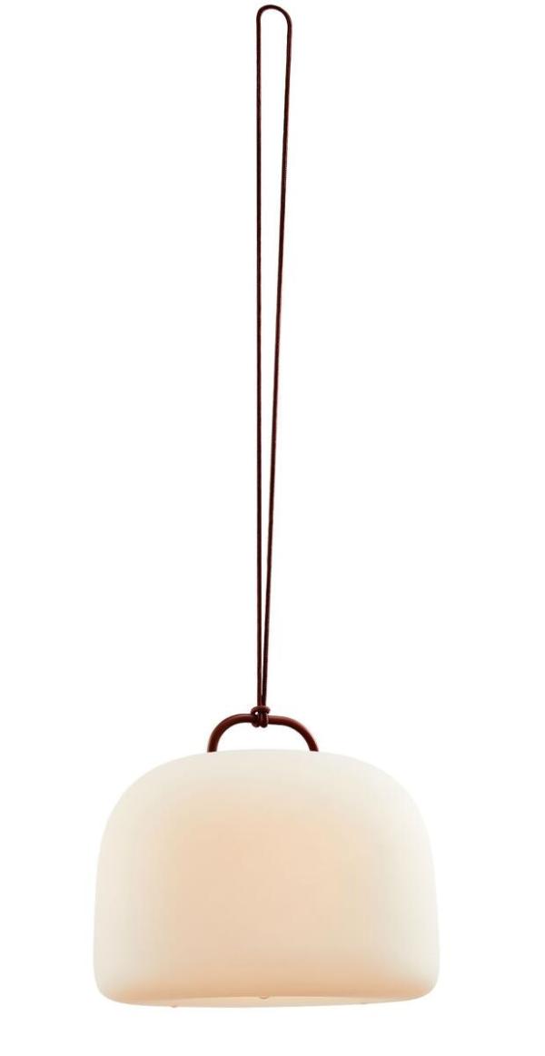 ARDEBO.de Nordlux Kettle To-Go 36 Akkuleuchte, LED, IP65, 450L, 6,8W, dimmbar, rot-weiß (2018013002)