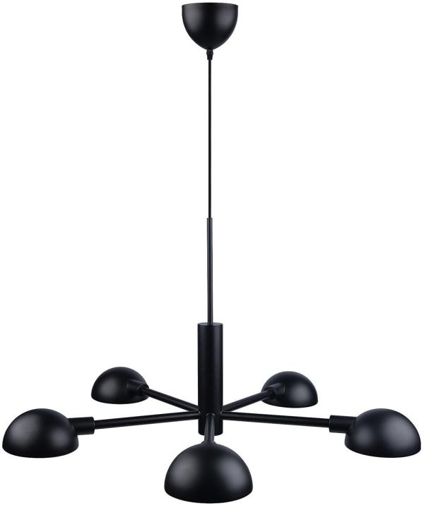 Nordlux Nomi Pendelleuchte, E14, IP20, dimmbar, schwarz (2220163003)