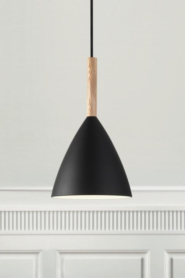Nordlux Pure 20 Pendelleuchte, E27, IP20, 40W, dimmbar, schwarz (43293003)