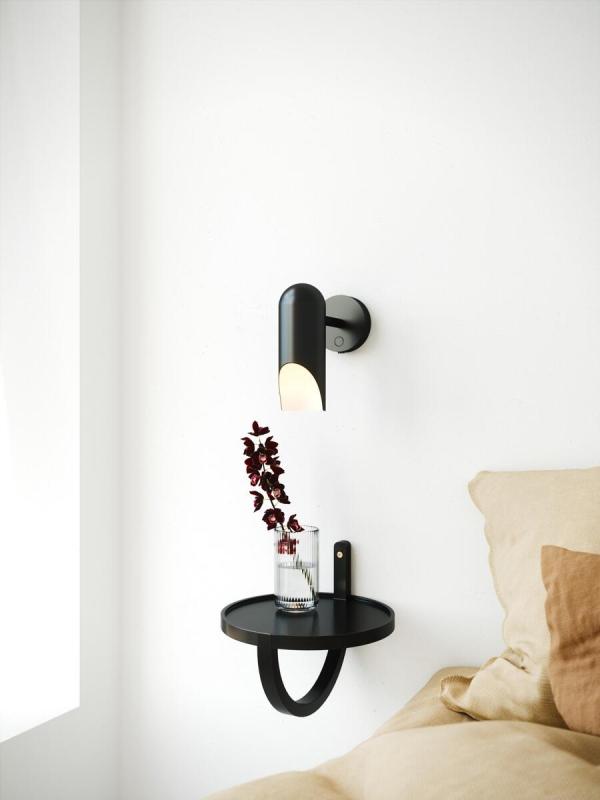 Nordlux Wandleuchte Rochelle Wandleuchtes, GU10, IP20, 8W, schwarz (2320301003)