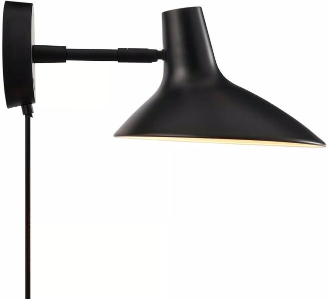 Norldux Darci Short Wandleuchte, E14, 25W, schwarz (2320221003)
