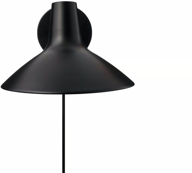 Norldux Darci Short Wandleuchte, E14, 25W, schwarz (2320221003)