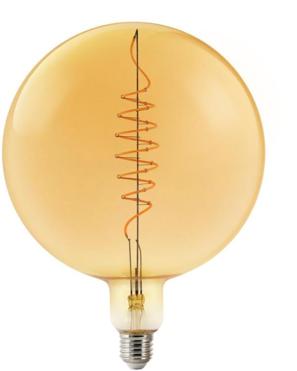 Nordlux Smart E27, G200 Deco Leuchtmittel, 2200K, 380L, 4,7W, dimmbar, Riesenkugel, bernstein (2170122747)