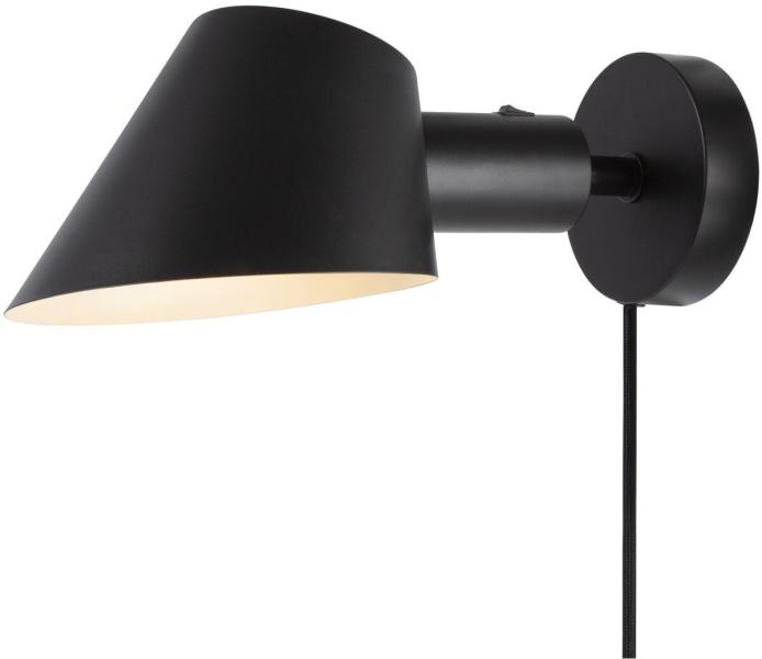 ARDEBO.de Nordlux Stay Wandleuchte, E27, IP20, 60W, Aluminium, schwarz (2220381003)