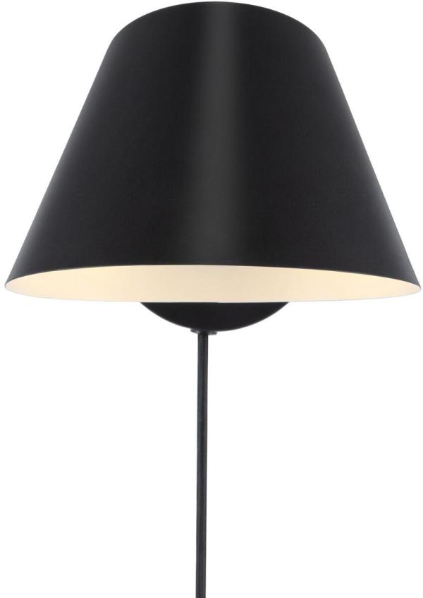Nordlux Stay Wandleuchte, E27, IP20, 60W, Aluminium, schwarz (2220381003)