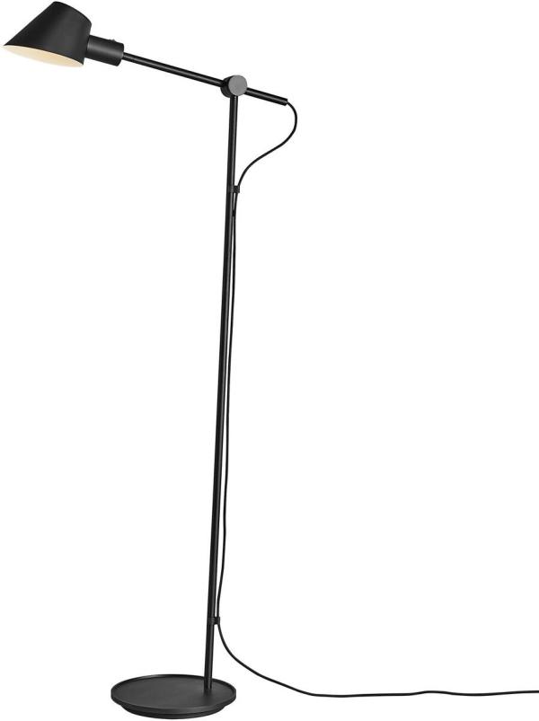 ARDEBO.de Nordlux Stay Stehlampe, E27, IP20, 60W, verstellbarer Leuchtenkopf, schwarz (2020464003)