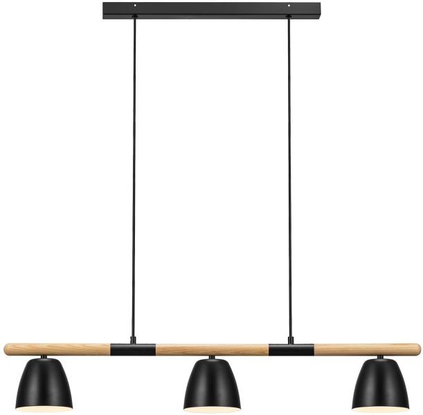 ARDEBO.de Nordlux Theo Pendelleuchte, GU10, IP20, 3x25W, dimmbar, schwarz (2112603003)
