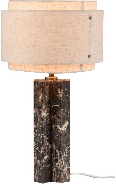 ARDEBO.de Nordlux Takai Tischlampe, E27, IP20, 25W, Stoff-Lampenschirm, beige (2320445018)