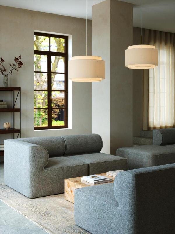 Nordlux Takai Pendelleuchte, E27, IP20, 25W, dimmbar, beige (2320403018)