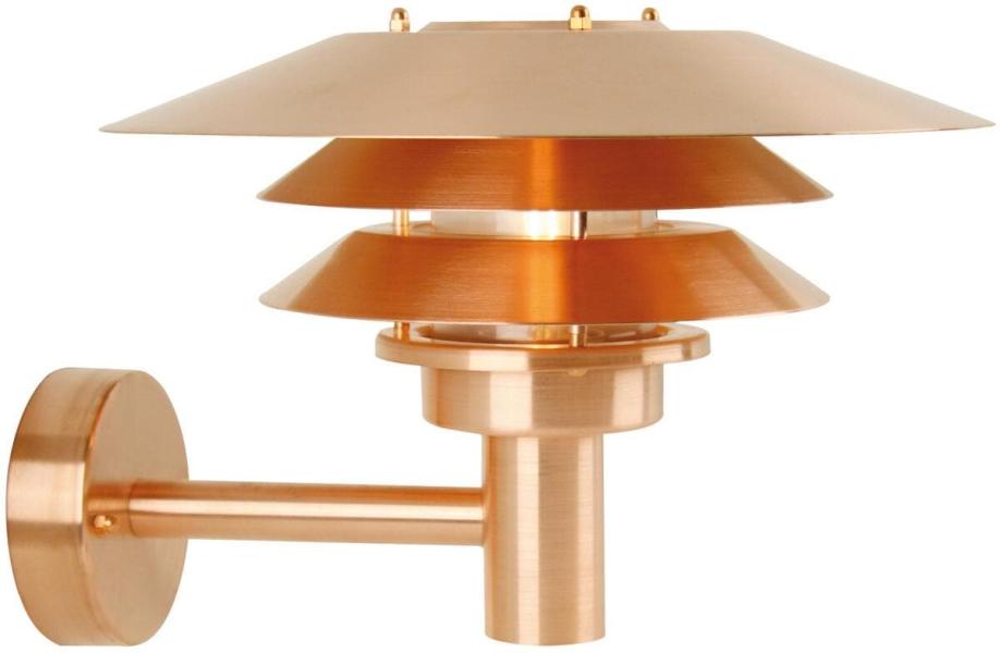 ARDEBO.de Nordlux Venø Wandleuchte, E27, IP54, 60W, dimmbar, kupfer (10600625)