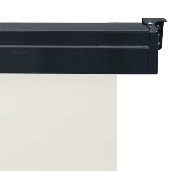 Balkon-Seitenmarkise 105x250 cm Creme