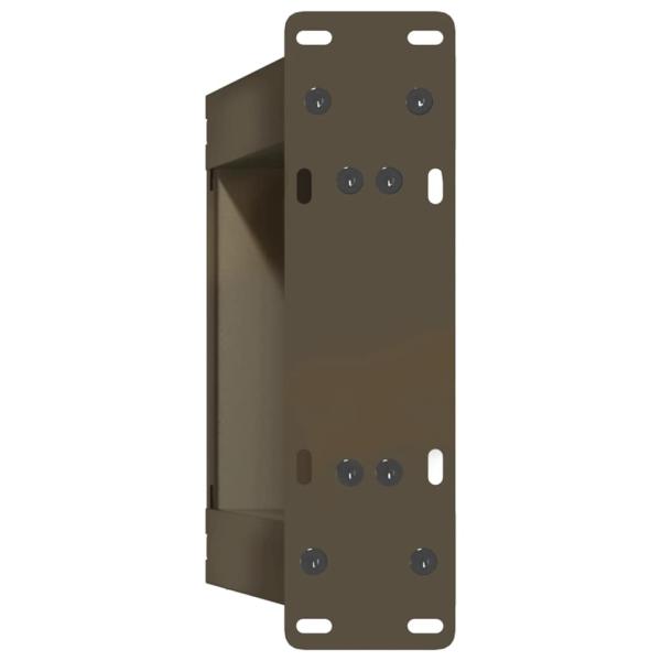 Couchtischbeine U-Form 2 Stk. Naturstahl 30x(30-31) cm Stahl