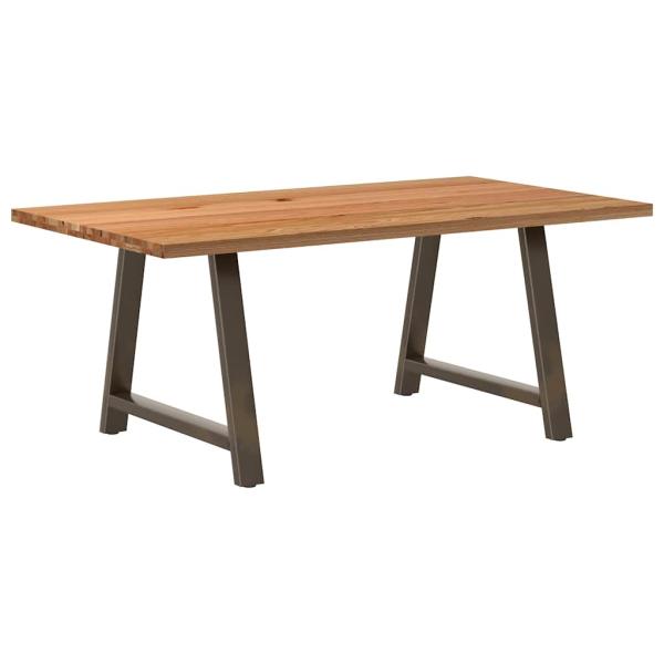 ARDEBO.de - Esstisch Hellbraun 180x100x74 cm Massivholz Eiche Rechteckig