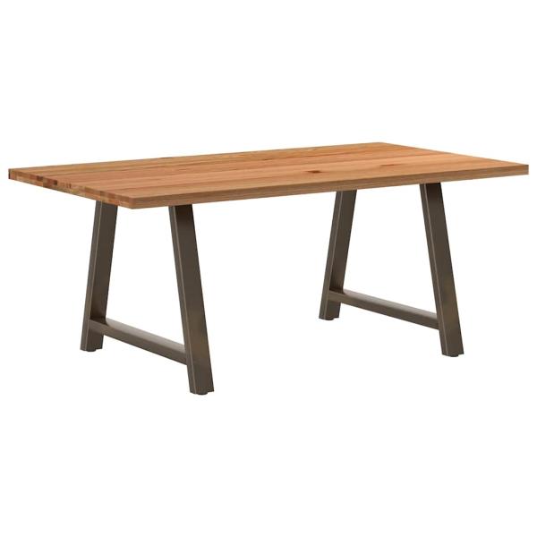 Esstisch Hellbraun 180x100x74 cm Massivholz Eiche Rechteckig