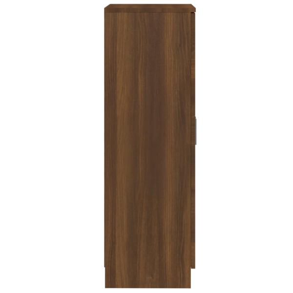 Schuhschrank Braun Eichen-Optik 55x35x108 cm Holzwerkstoff