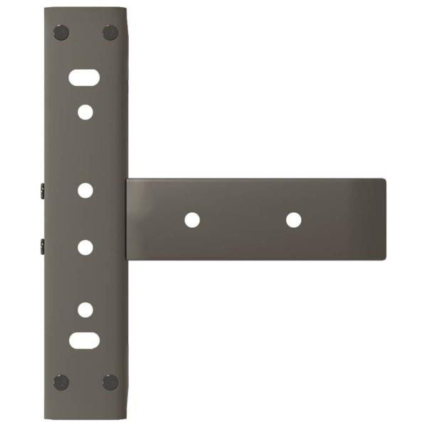 Couchtischbeine T-Form 2 Stk. Naturstahl 30x25x(30-31) cm Stahl