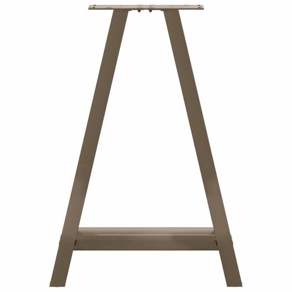 Couchtischbeine A-Form 2 Stk. 60x(72-73) cm Stahl
