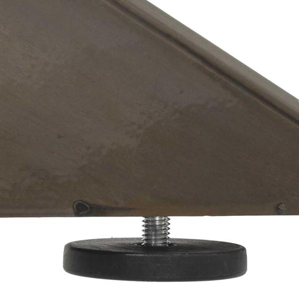 Esstischbein in Spinnenform Naturstahl 150x78x(72-73) cm Stahl