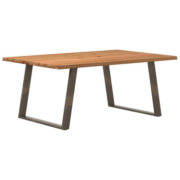 ARDEBO.de - Esstisch mit Baumkanten 180x120x74 cm Massivholz Eiche Rechteck