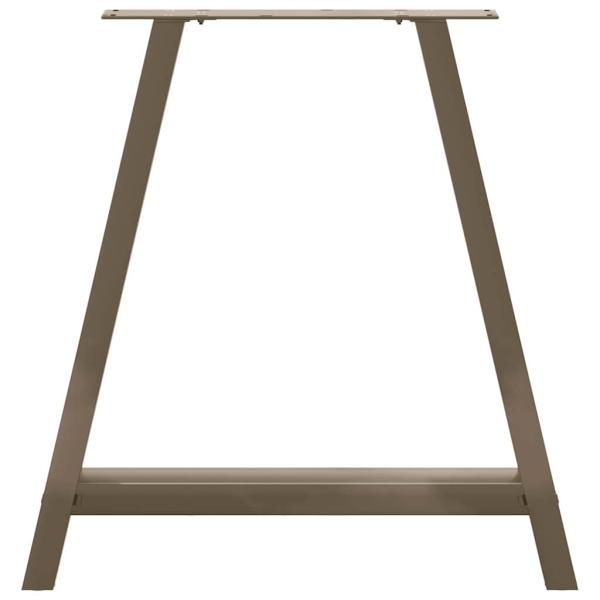 Couchtischbeine A-Form 2 Stk. 80x(72-73) cm Stahl