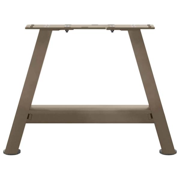Couchtischbeine A-Form 2 Stk. 50x(30-31) cm Stahl