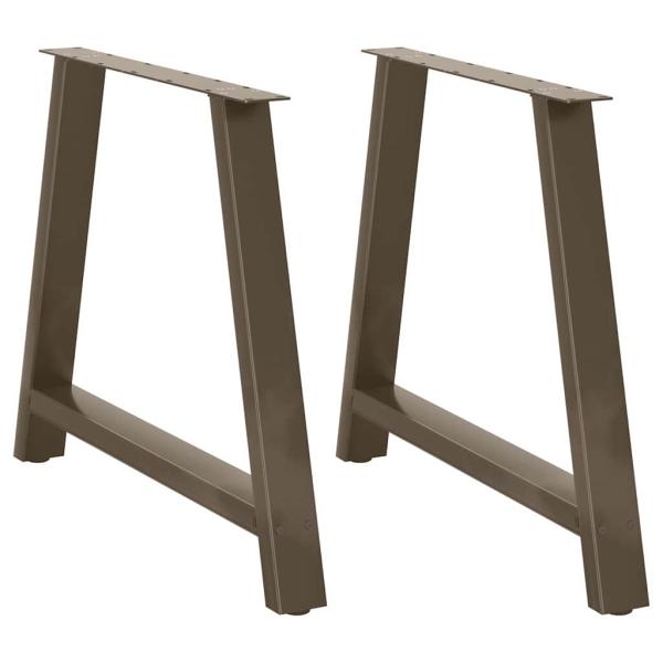 ARDEBO.de - Couchtischbeine A-Form 2 Stk. 100x(72-73) cm Stahl