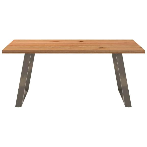 Esstisch Hellbraun 180x120x74 cm Massivholz Eiche Rechteckig