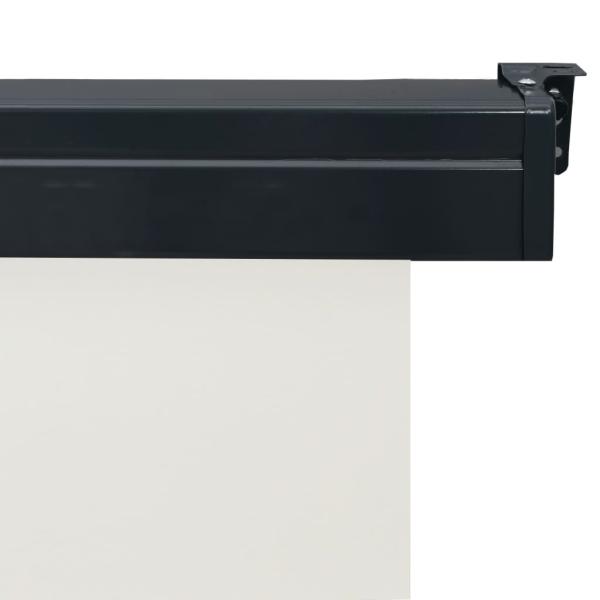 Balkon-Seitenmarkise 85x250 cm Creme