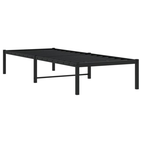 Bettgestell Metall Schwarz 80x200 cm