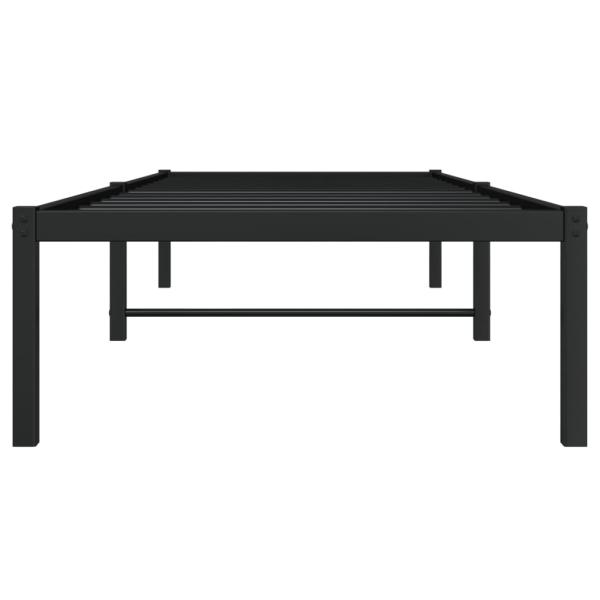 Bettgestell Metall Schwarz 80x200 cm