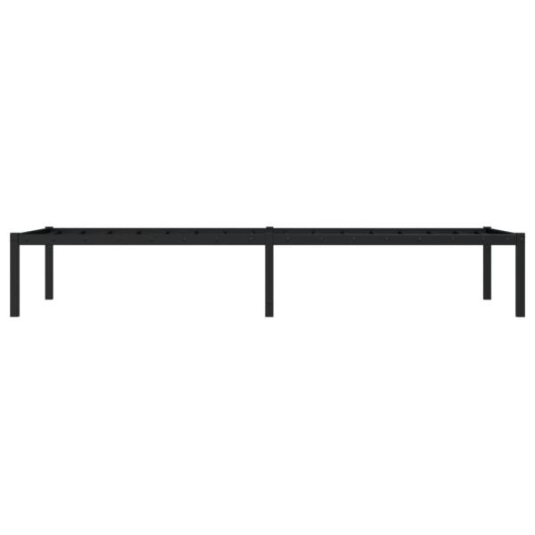 Bettgestell Metall Schwarz 80x200 cm