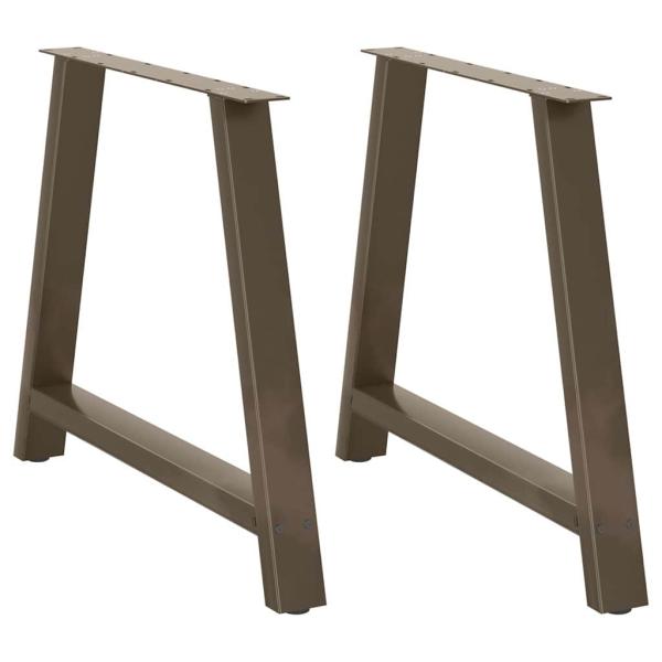 ARDEBO.de - Couchtischbeine A-Form 2 Stk. 90x(72-73) cm Stahl