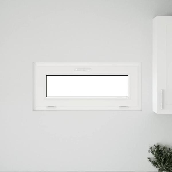 Kellerfenster RISOR 90x40 cm Kipp 3-fach Verglasung Weiß