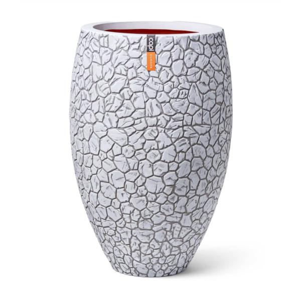 ARDEBO.de - Capi Vase Clay Elegant Deluxe 50x72 cm Elfenbeinfarben