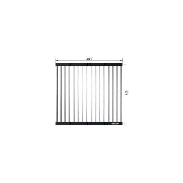 Blanco Klappmatte, 460x425mm, Edelstahl/Kunststoff (238482)