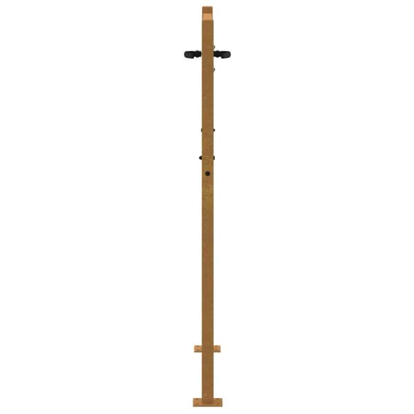 Gartentor 105x155 cm Cortenstahl
