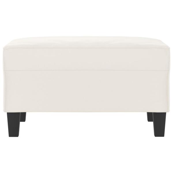 Fußhocker Beige 70x55x41 cm Mikrofasergewebe